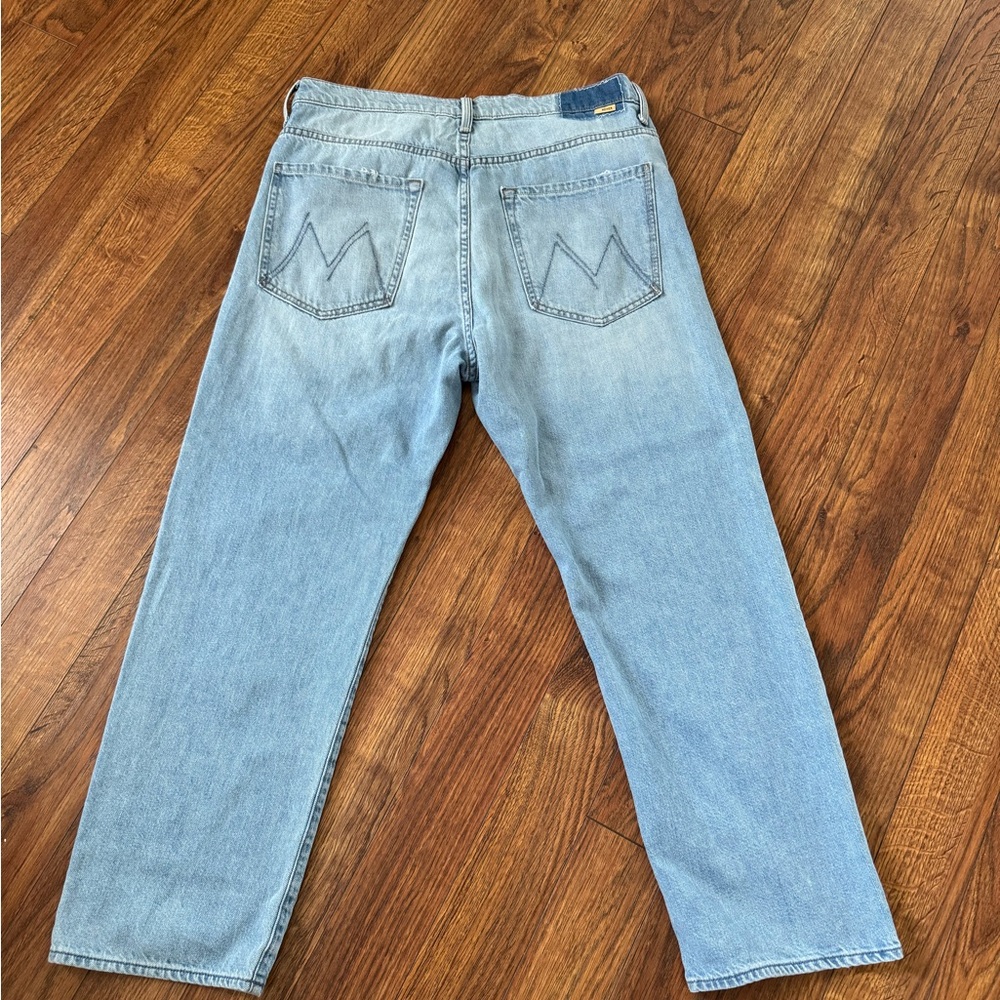 MOTHER “the ditcher crop” jeans button fly size 30 - Picture 2 of 5